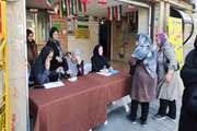 برگزاری میز خدمت مرکز بهداشت جنوب تهران به مناسبت هفته سلامت در سرای محله هاشمی